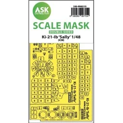 Ki-21-Ib Sally double-sided express fit mask for ICM - Art Scale Ki...