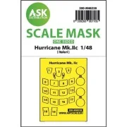 Hawker Hurricane Mk.IIc one-sided express mask for Italeri, 1/48 - ...