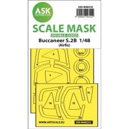 Buccaneer S.2B double-sided express fit mask for Airfix, 1/48 - Art...