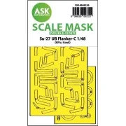 Su-27UB Flanker-C double-sided express fit mask for Kitty Hawk - Ar...