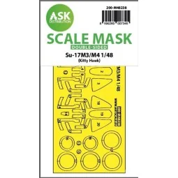 Su-17M3/M4 double-sided express fit mask for Kitty Hawk, 1/48 - Art...