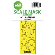 Su-22M3/M4 one-sided express fit mask for Kitty Hawk - Art Scale Ki...
