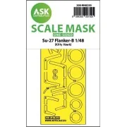 Su-27 Flanker-B one-sided express fit mask for Kitty Hawk - Art Sca...