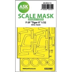 F-5F Tiger II double-sided express fit mask for Kitty Hawk - Art Sc...