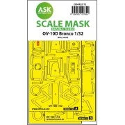 OV-10D Bronco double-sided express fit mask for Kitty Hawk, 1/32 - ...