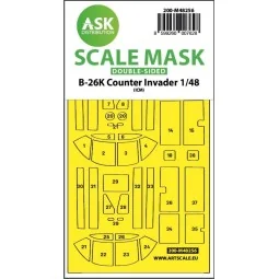 B-26K Counter Invader double-sided express fit mask for ICM, 1/48 -...