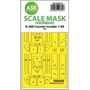 B-26K Counter Invader double-sided express fit mask for ICM, 1/48 -...