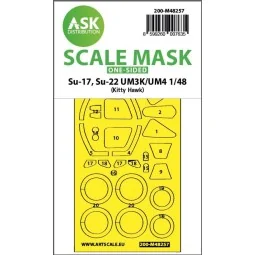 Su-17, Su-22 UM3K/UM4 one-sided express fit mask for Kitty Hawk - A...