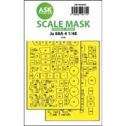 Ju 88A-4 double-sided express fit mask for ICM - Art Scale Kit 200-...