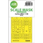 Curtiss Tomahawk Mk.II double-sided express fit mask for Airfix - A...