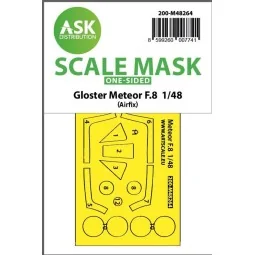 Gloster Meteor F.8 double-sided express fit mask for Airfix, 1/48 -...