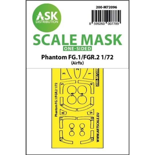 Phantom FG.1/FGR.2 one-sided fit express mask for Airfix, 1/72 - Ar...
