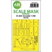 B-26C Invader one-sided express fit mask for Revell, 1/48 - Art Sca...