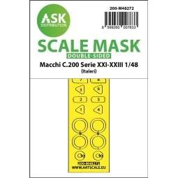Macchi C.200 Serie XXI-XXIII double-sided express fit mask for Ital...
