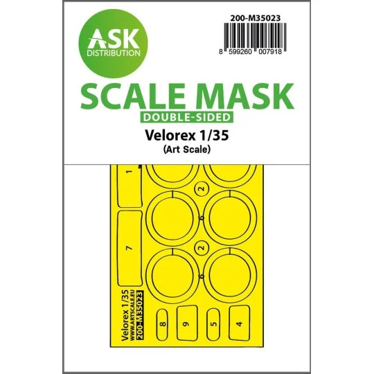 Velorex double-sided express fit mask for Art Scale, 1/35 - Art Sca...