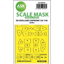 De Havilland Chipmunk T.20 double-sided express fit mask for for Ai...