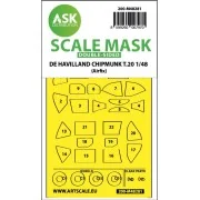 De Havilland Chipmunk T.20 double-sided express fit mask for for Ai...