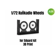 Wheels for Eduard kit - 3D print, 1/72 - Art Scale Kit 200-A72002