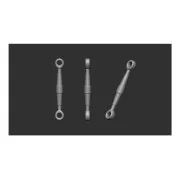 Turnbuckles 50 pcs: 5, 5mm / 0, 9mm, 1/48 - Art Scale Kit 200-A48006