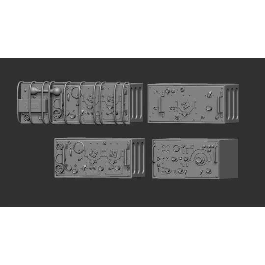 British radio station, 1/72 - Art Scale Kit 200-A72003 British radio station, 1/72 - Art Scale Kit 200-A72003