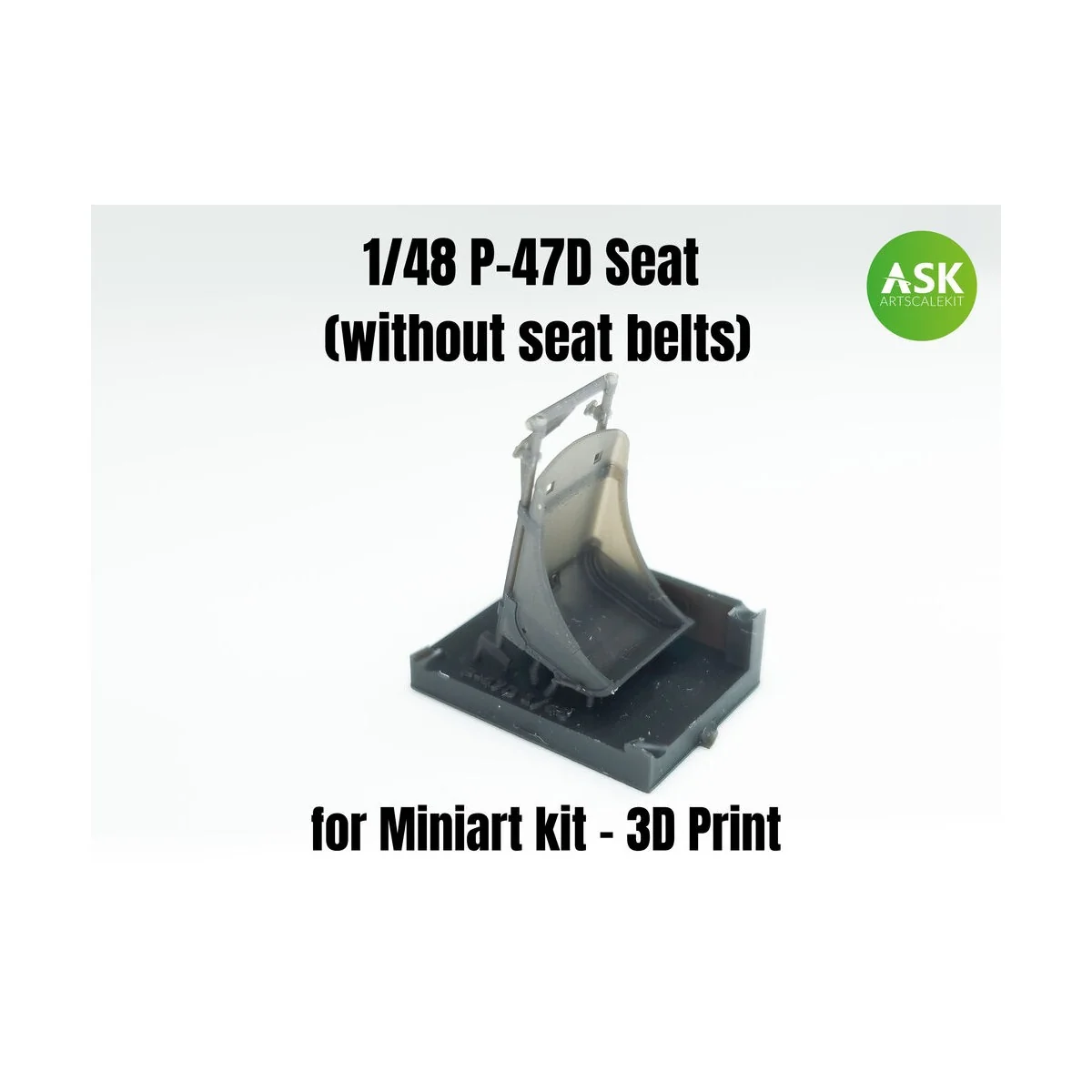 P-47D Seat (without seat belts) - Art Scale Kit 200-A48011