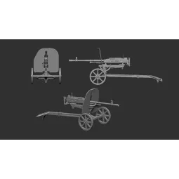 Goryunov SG-43 machine gun - Art Scale Kit 200-A72004