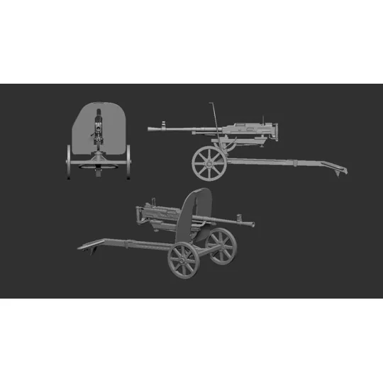 Goryunov SG-43 machine gun - Art Scale Kit 200-A72004