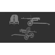 Goryunov SG-43 machine gun - Art Scale Kit 200-A72004