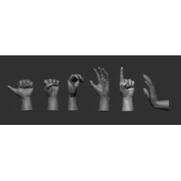 Hands - Ruce - Art Scale Kit 200-A72009