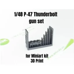 P-47 Thunderbolt gun set, 1/48 - Art Scale Kit 200-A48012