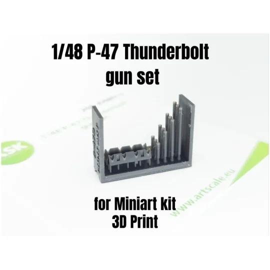 P-47 Thunderbolt gun set - Art Scale Kit 200-A48012
