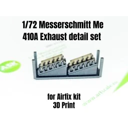 Messerschmitt Me 410A Exhaust detail set for Airfix, 1/72 - Art Sca...
