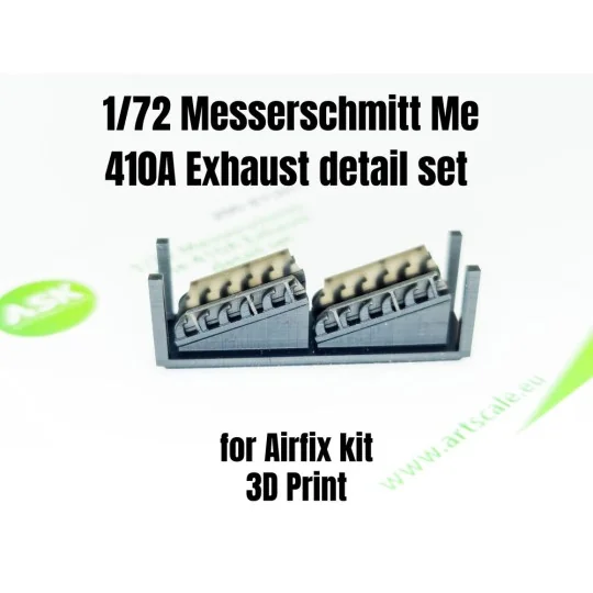 Messerschmitt Me 410A Exhaust detail set for Airfix, 1/72 - Art Sca...