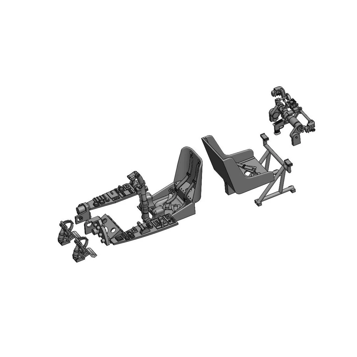 Messerschmitt Me 410A Cockpit detail set for Airfix - Art Scale Kit...