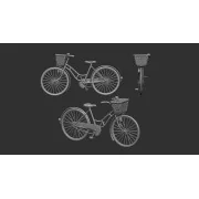 Women´s Bicycle classic - 3D print - Art Scale Kit 200-A72013
