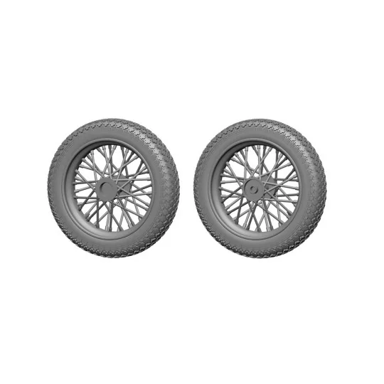HD-WLA motorbicycle - Wheels and Cylinders detail set for Miniart, ...
