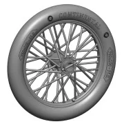 German 760x100 spoked wheels - 1 pair, 1/32 - Art Scale Kit 200-A32009