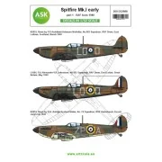 Spitfire Mk.Ia part 1 - The Few, 1940 RAF Aces, 1/32 - Art Scale Ki... Spitfire Mk.Ia part 1 - The Few, 1940 RAF Aces, 1/32 - Art Scale Ki...