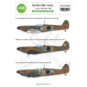 Spitfire Mk.I early part 2 - RAF aces 1938 / 1939 - Art Scale Kit 2...