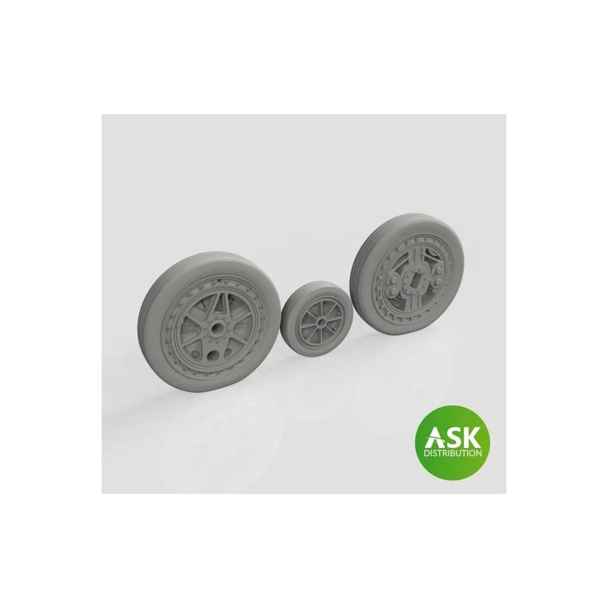 F-84F Wheels for Special Hobby, 1/72 - Art Scale Kit 200-A72023