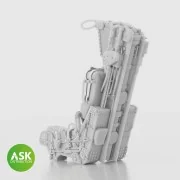 GRU-7A Ejection Seats for F14A/B Early - with seat belts (2pcs), 1/...