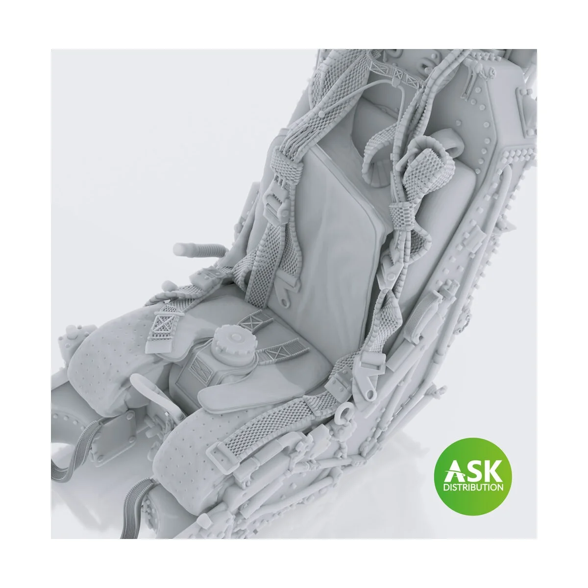 M.B.Type 9B Mk.3 Ejection Seat - with seat belts ASK 3D for Jaguar ...