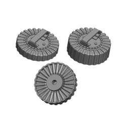 Lewis Mk.III Ammo magazines, two types 5 + 5 pc., 1/48 - Art Scale ...