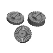 Lewis Mk.III Ammo magazines, two types 5 + 5 pc. - Art Scale Kit 20...