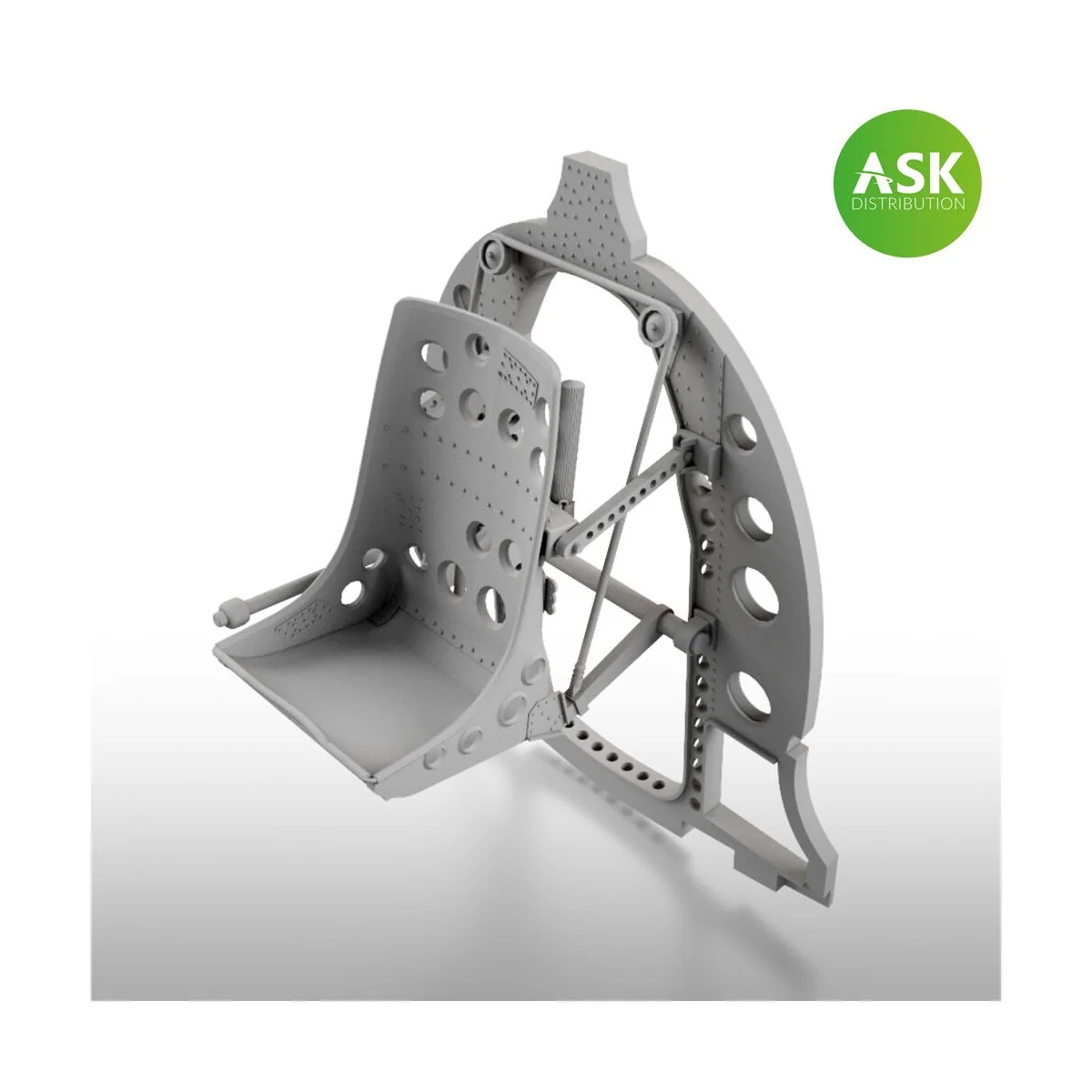 A6M Bulkhead with Seat in MIDDLE position - ASK 3D Print for Eduard...