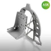 A6M Bulkhead with Seat in MIDDLE position - ASK 3D Print for Eduard...