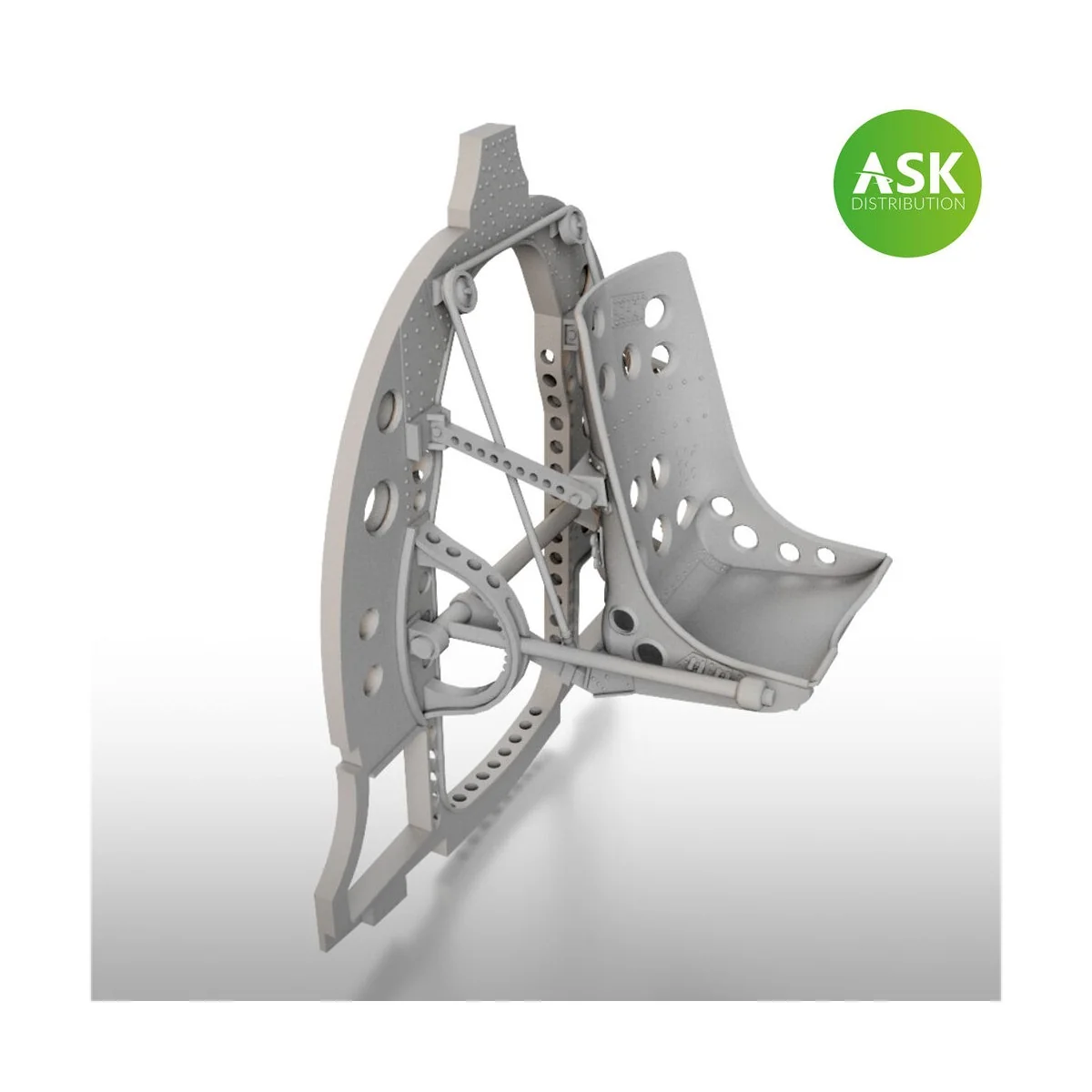 A6M Bulkhead with Seat in MIDDLE position - ASK 3D Print for Eduard...