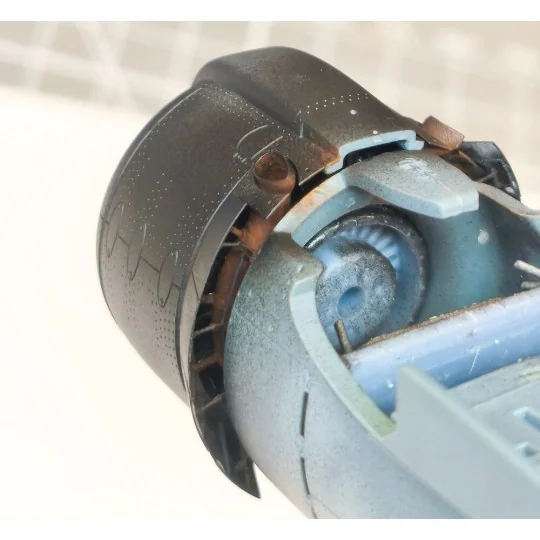 A6M2 Zero open engine cooling flaps with exhausts detail set - ASK ...