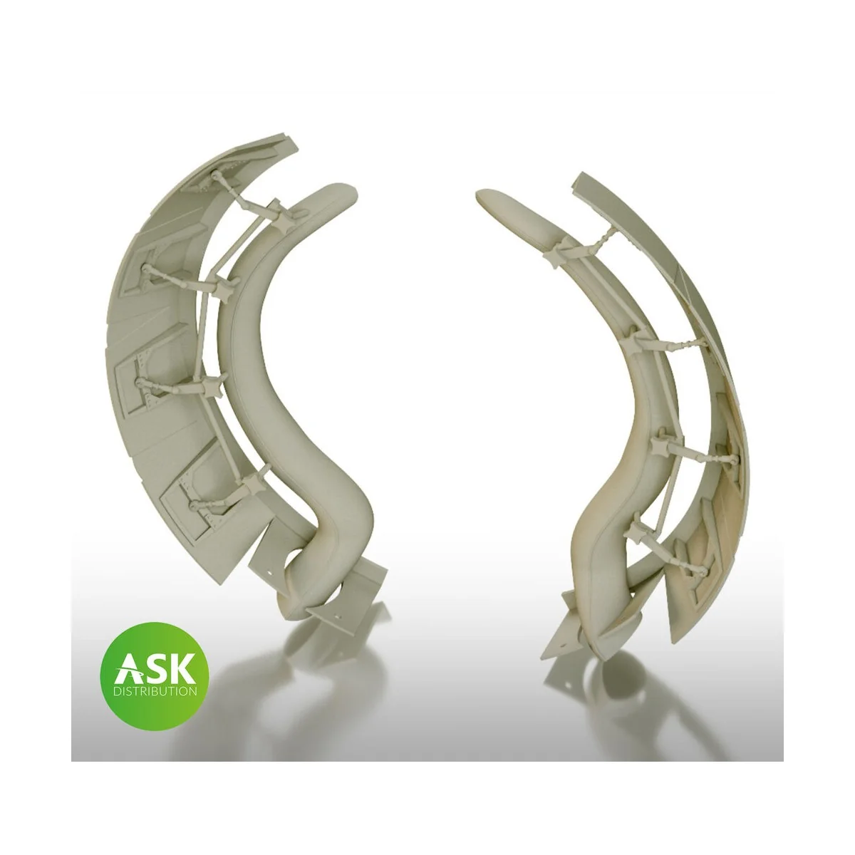 A6M2 Zero open engine cooling flaps with exhausts detail set - ASK ...