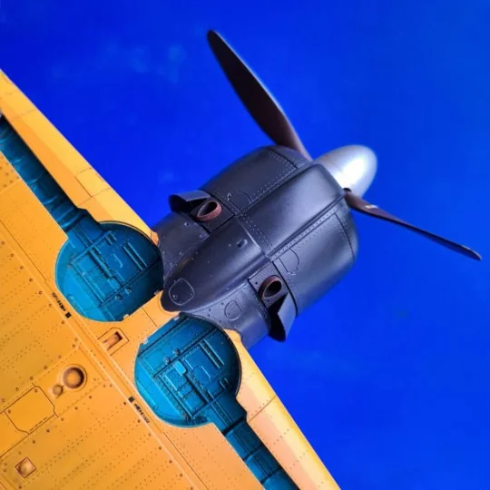 A6M2 Zero open engine cooling flaps with exhausts detail set - ASK ...